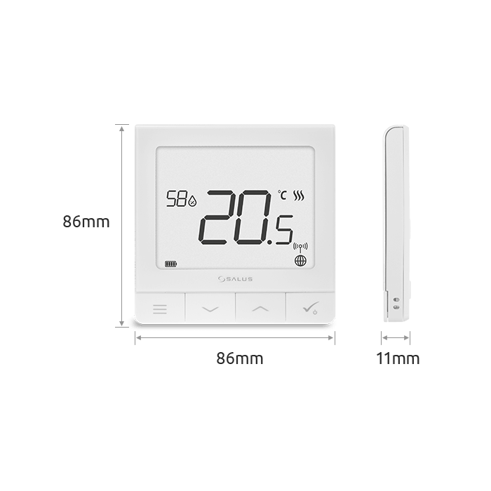 Salus Smart Home system Quantum, SQ610RF programmable room thermostats