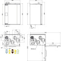 Rekuperatoru SYSTEMAIR Save VTR 250/b R/L (1000 W)