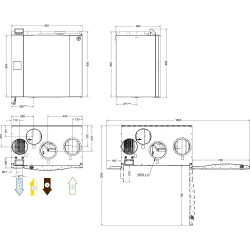 Рекуператор SYSTEMAIR Сохранить VTR 500/B R/L