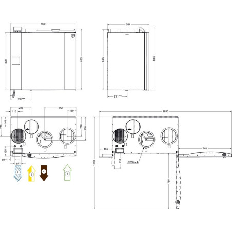 Рекуператор SYSTEMAIR Сохранить VTR 500/B R/L