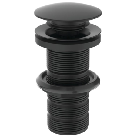 Донный клапан Click Clack IDEAL STANDARD без перелива, черный-матовый