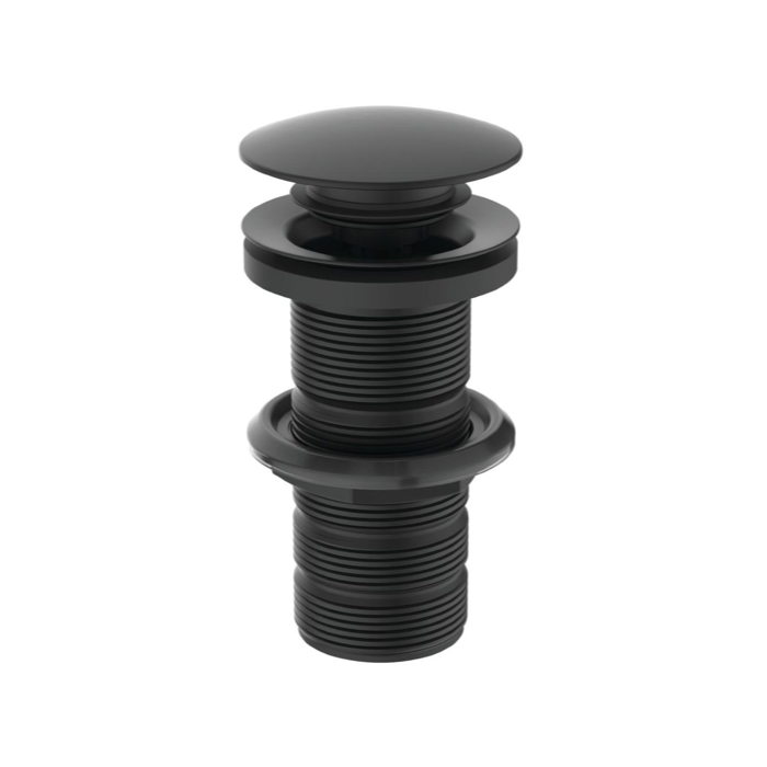 Донный клапан Click Clack IDEAL STANDARD без перелива, черный-матовый