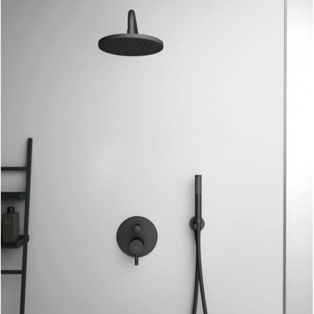 Ideal Standard Ceratherm 100 concealed shower system, matte black, BD193XG
