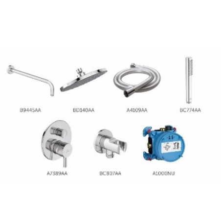 Ideal Standard Ceraline built-in shower system, BD193AA