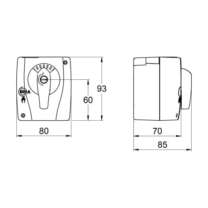 Pavara maisīšanas vārstam LK ARMATUR LK 950 24 V, 5 Nm