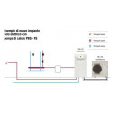 Air-water heat pump 6 kW BAXI PBS-i 6 MR E FS2 with integrated 180 l boiler, single