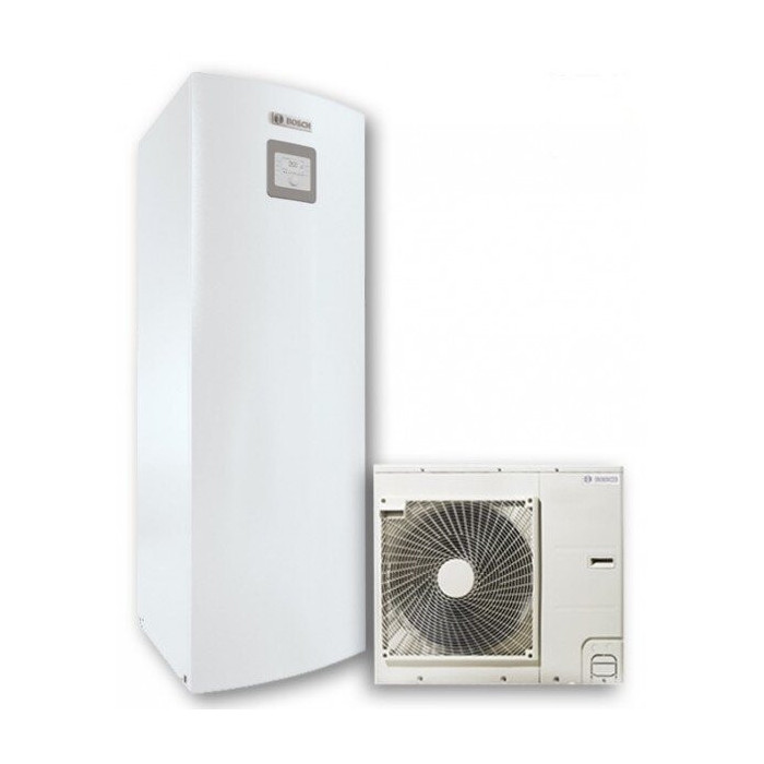 Siltuma sūknis gaiss - ūdens 4 kW BOSCH 3000 AWS ODU 4 kW ar 190 l tilpumu, ar 9 kW teni, vienfāzes