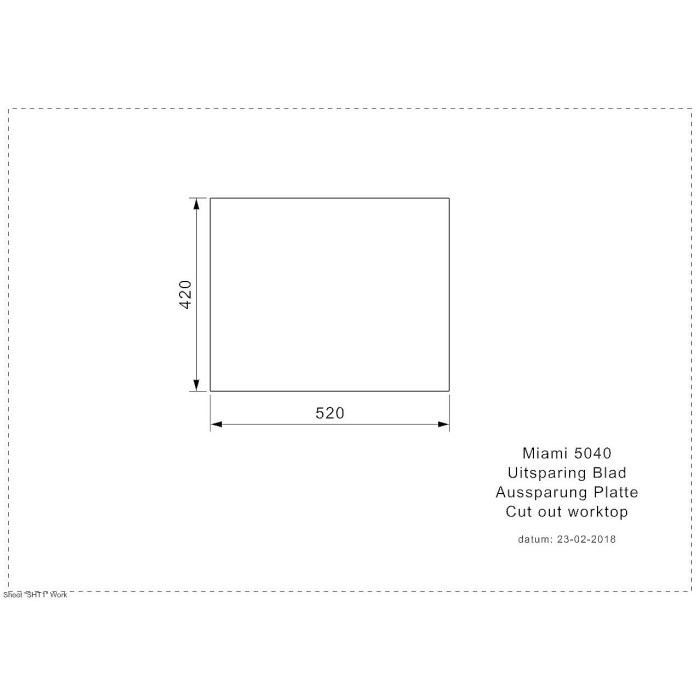 Plastmasas izlietne REGINOX Miami 50 varš (vara), R30738
