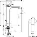 Смеситель для раковины HANSGROHE Vivenis 250, 75040700