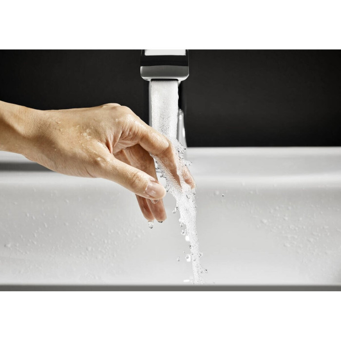HANSGROHE Vivenis 250 sink mixer with pop-up waste, black-matt, 75040670