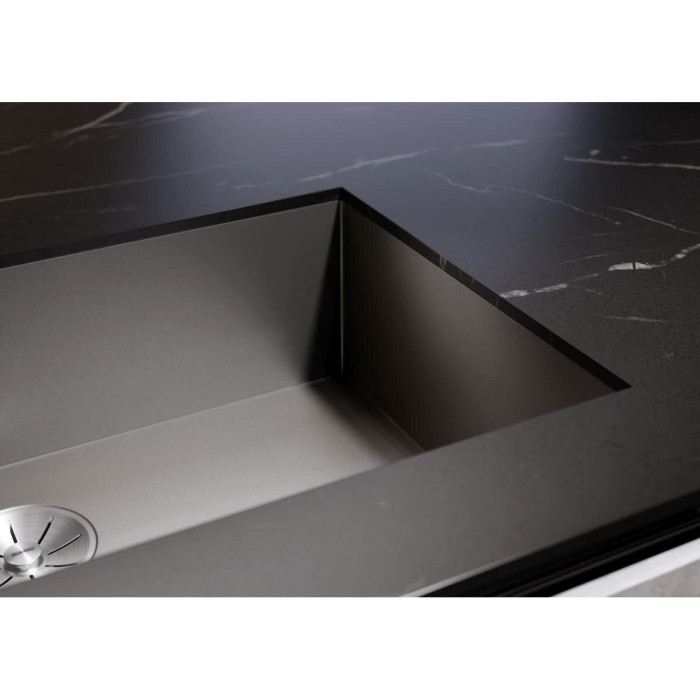 BLANCO Zerox 700-U stainless steel sink, Dark steel