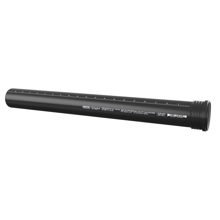 Low-noise indoor sewage pipe WAVIN SiTech+ 50 x 1000 mm