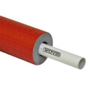 Daudzslāņu caurule ar siltumizolāciju (sarkana) WAVIN PE-Xc/AL/PE-HD 20 x 2.25 mm (50 m)