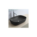 SCARABEO Glam sink-bowl 560 x 390 mm, black-matt