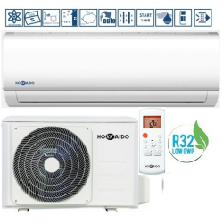 Gaisa kondicionieris-siltumsūknis HOKKAIDO MONOSPLIT R32 Dzesēšana 3.52 KW / Sildīšana 3.81 KW