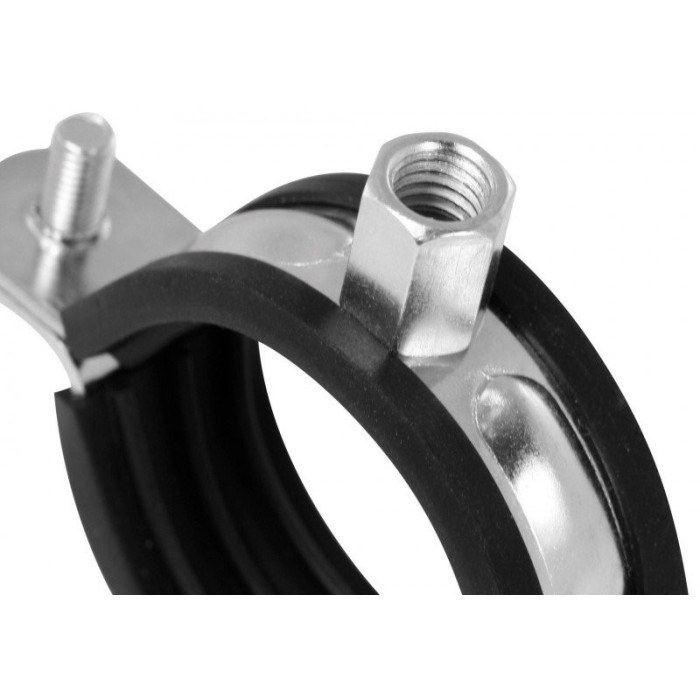 Metāla turētājs ar divkāršo vītni un trokšņa slāpēšanas ieliktni NICZUK METALL 1/4"" (13-16 mm), M8-M10