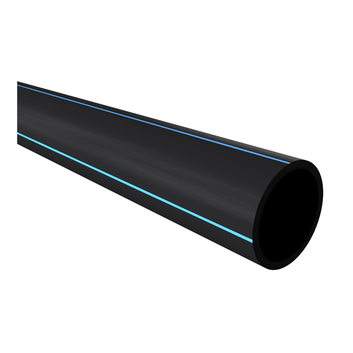 PE spiediena ūdensvads HAKA PLAST 160 x 9,5 mm (3 metri)