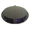 Plastic drainage / melioration well cover 780 PE (black)