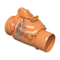 Backflow sewer valve DN 315