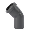 WAVIN Optima 50 x 45° gray internal sewage elbow