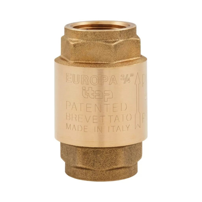 Reverse spring valve ITAP 1"", for heating system, vertical
