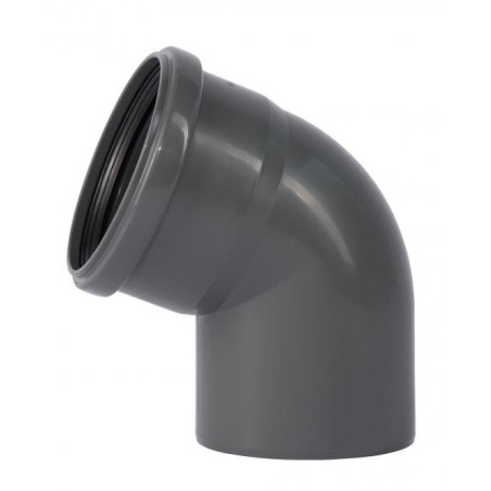 WAVIN Optima 110 x 67° gray indoor sewage elbow