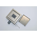 Shower drain Vline360Pro with a tile-in grate, especially low at 56 mm