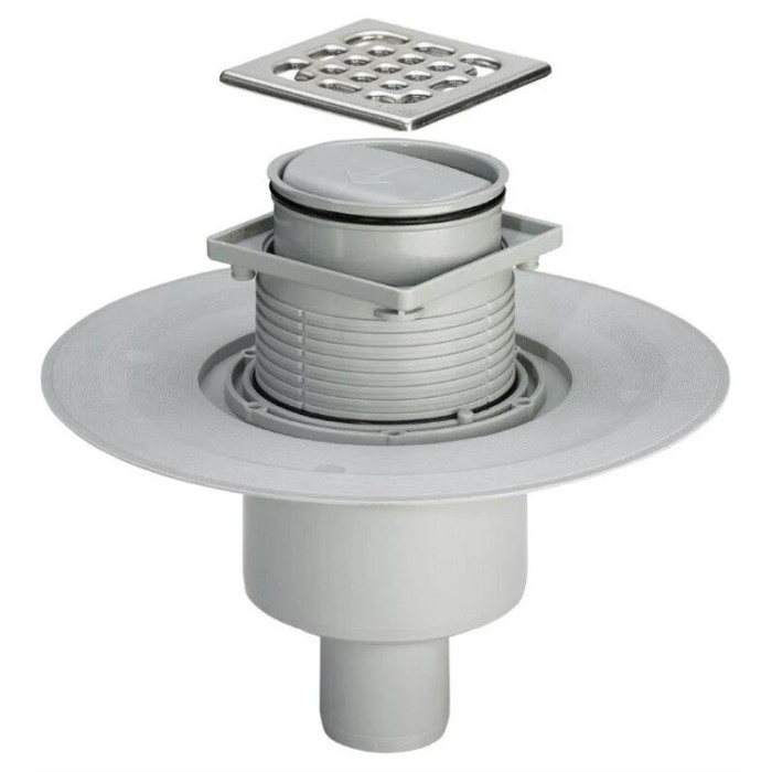 Vertical trap VIEGA with a "dry" siphon