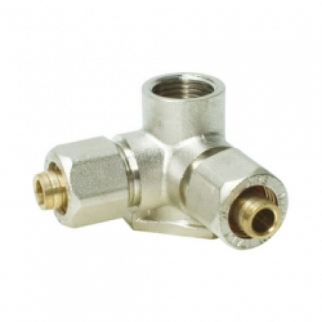 Уголок крепится двойным зажимом IVAR 16 (2.0) x 1/2"" середина