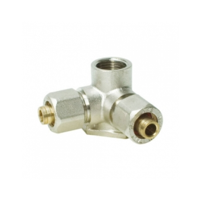 Elbow double clamping IVAR 16 (2.0) x 1/2"" middle