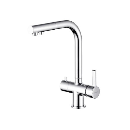 Kitchen (sink) faucet with a pull-out hose and drinking water function