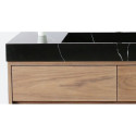 Izlietne tiek montēta uz mēbeļu VITRAZ 1220 x 559 mm, melnā marmora