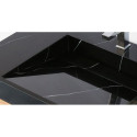 Izlietne uzstādāma uz mēbeļu VITRAZ 914 x 559 mm, melnā marmora