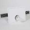 Installation box for one underfloor heating circuit (with manual mixer)