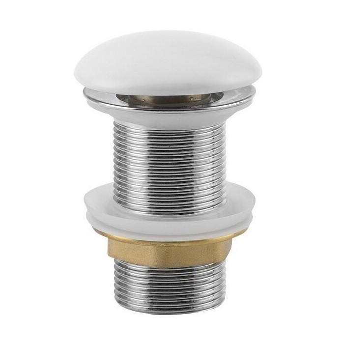 Bottom valve Click Clack with ceramic head, without overflow