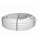 Plastmasas elastīgais ortakis FRANKISCHE Profi-air Dn 90/78 mm - 50 m, balts