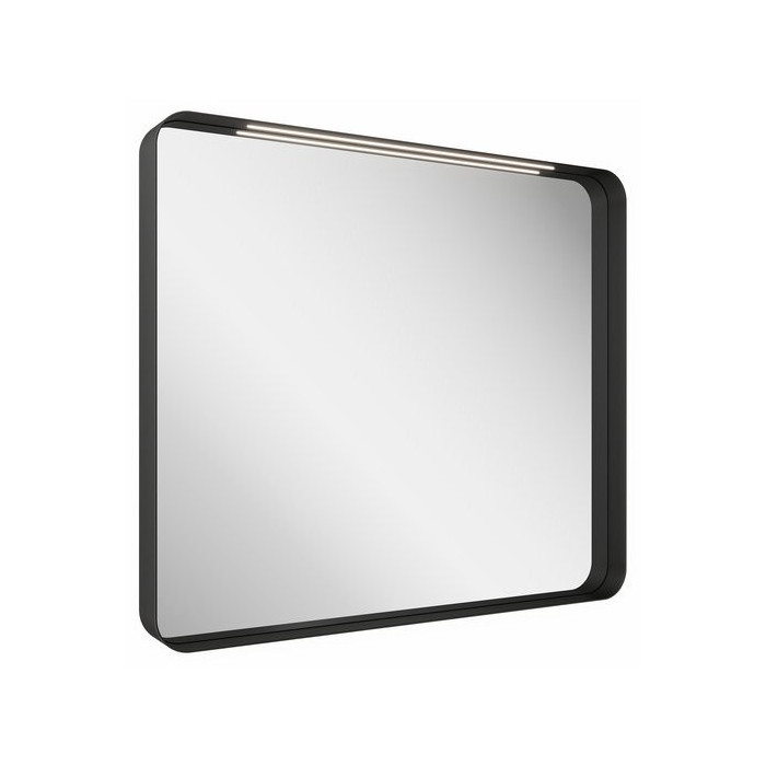 Spogulis RAVAK STRIP I 600x700 melns LED apgaismojums