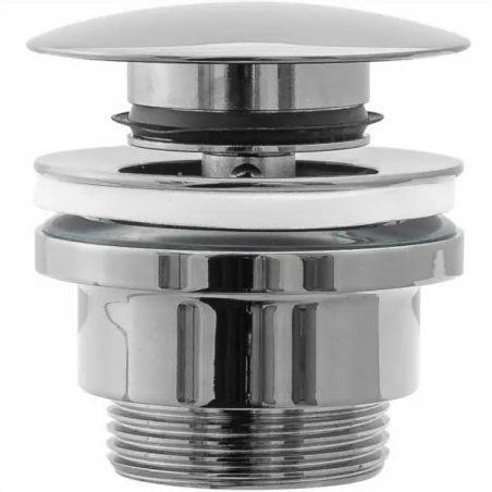 Luxury Click Clack universal drain valve, chrome