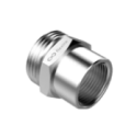 Connection for corrugated stainless steel pipe DN20 x 1""