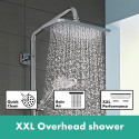 Termostatiska lietus duša sistēma HANSGROHE Croma E Showerpipe 280 1 jet, 27630000