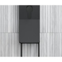 Shower panel MEPAshower Black-Al 717 with thermostatic mixer