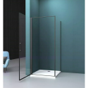 Shower cabin MEPA Black Nero (Choice of various sizes)