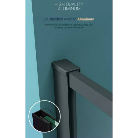 Shower doors MEPA Black Nero I (Various size options)