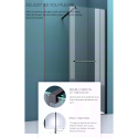 Shower doors MEPA Black Nero I (Various size options)