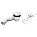 Siphon shower mat PAA Turboflow TB90P 90 mm
