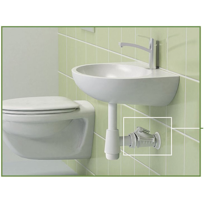 Backflow sewer valve with KARMAT DN 50 mounting, jutsu