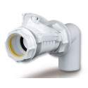 Backflow sewer valve with KARMAT DN 50 mounting, angled