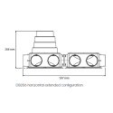 Gaisa sadales kolektors UBBINK Air Excellent DBOX 212 Dn 125 - 12 x Dn 75