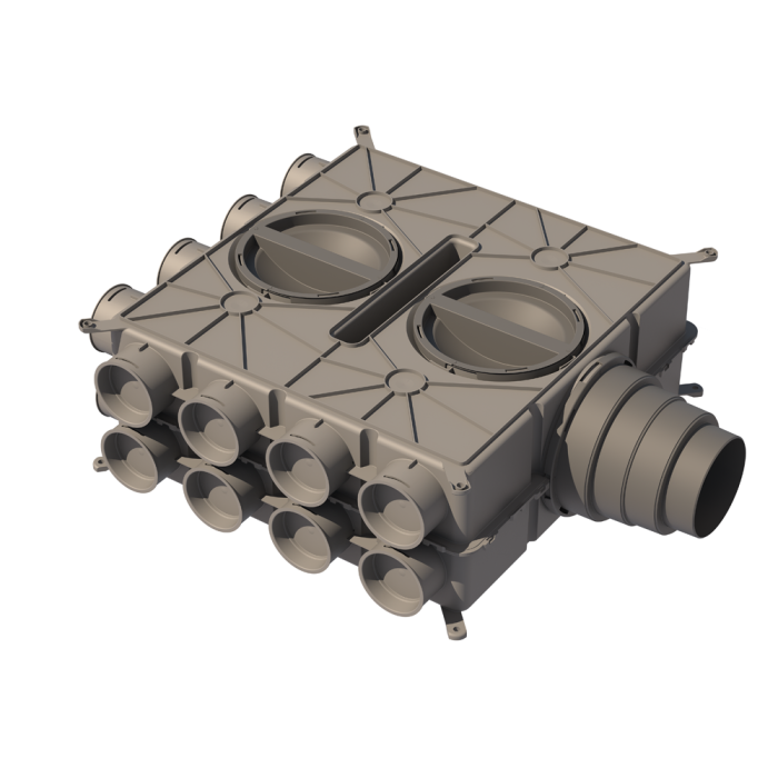 Gaisa sadales kolektors UBBINK Air Excellent DBOX 816 Dn 125 - 16 x Dn 75