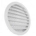 Ventilācijas ārējās restes ALNOR 200, balta